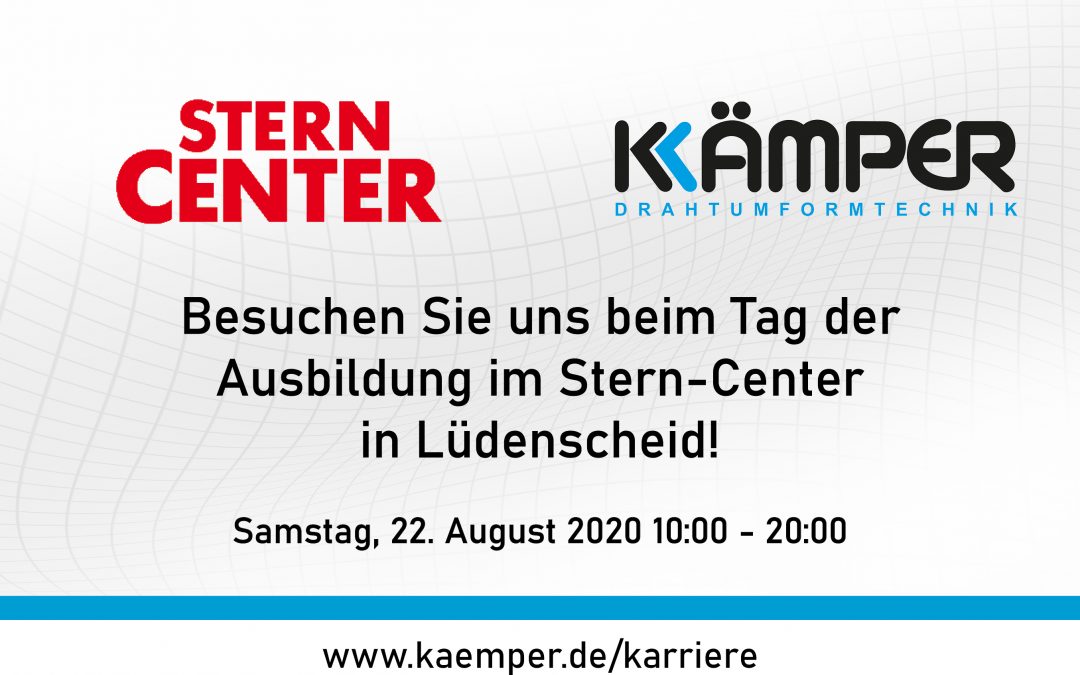 Visit us at the training day at the Stern-Center in Lüdenscheid